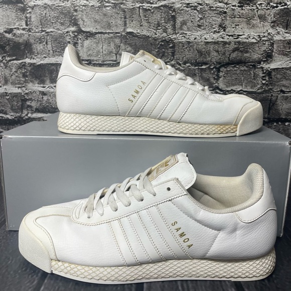 Adidas Samoa White US Mens Size 10.5 F37599 - Picture 2 of 13